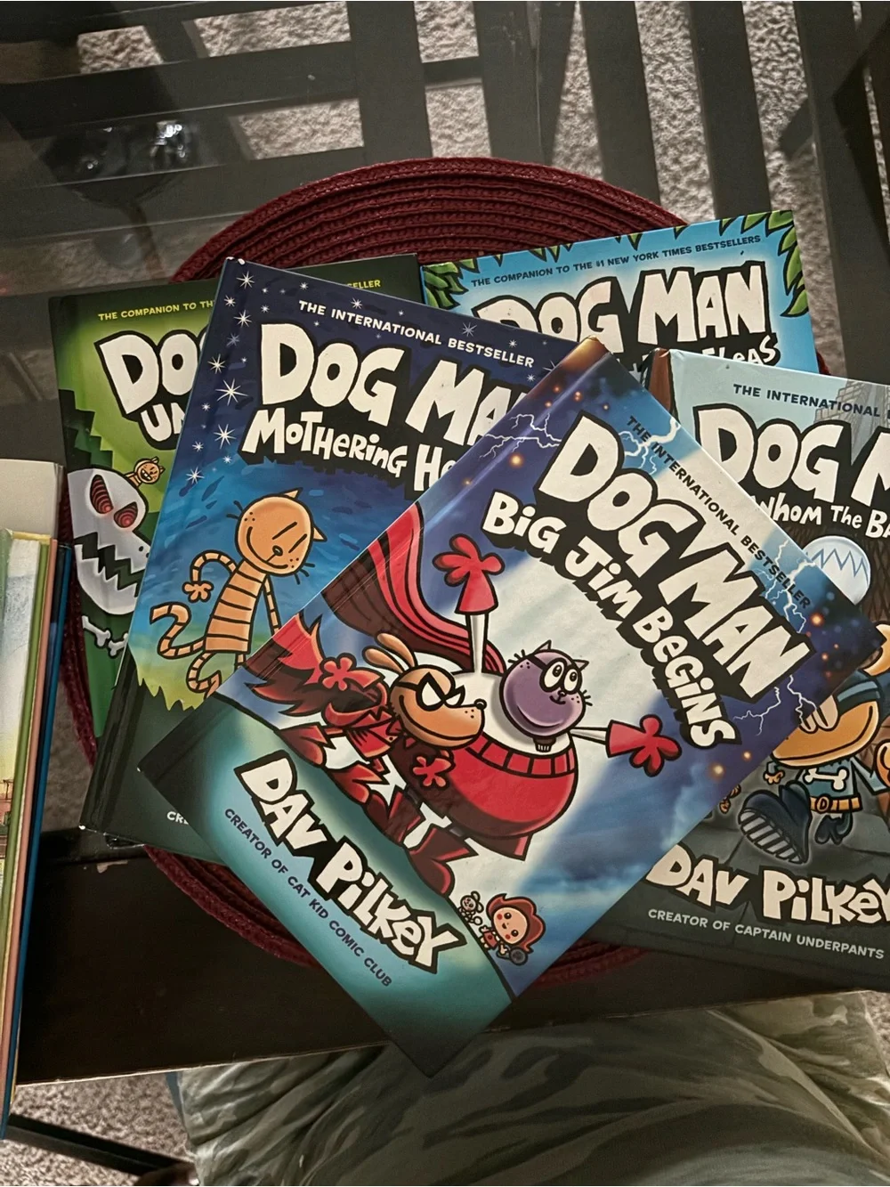 Dave Pilkey Books Set of 5 books.